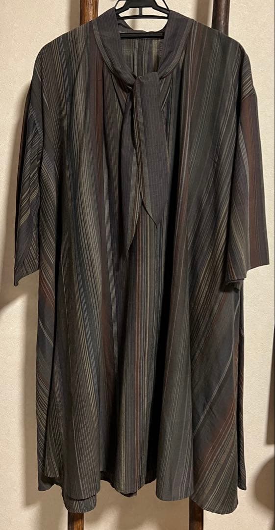 ヨーガンレール シルクコットンストライプ　チュニック