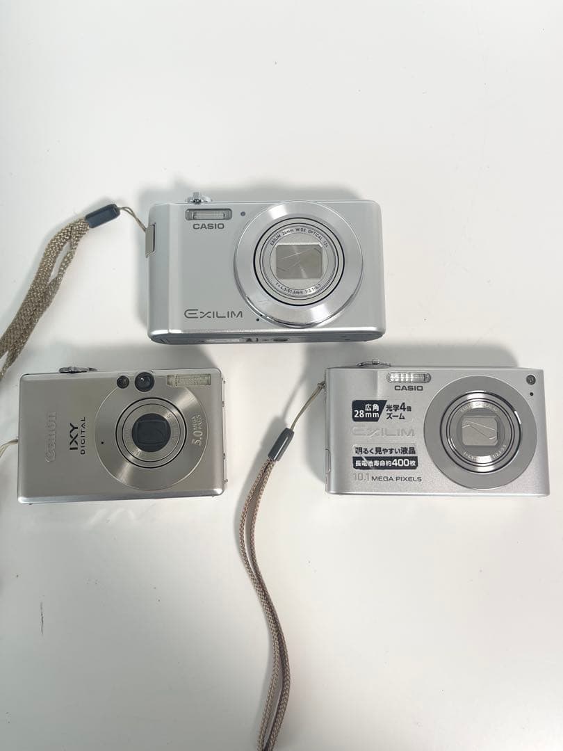 デジカメ3台セット CASIO EXILIM Canon IXY ジャンク