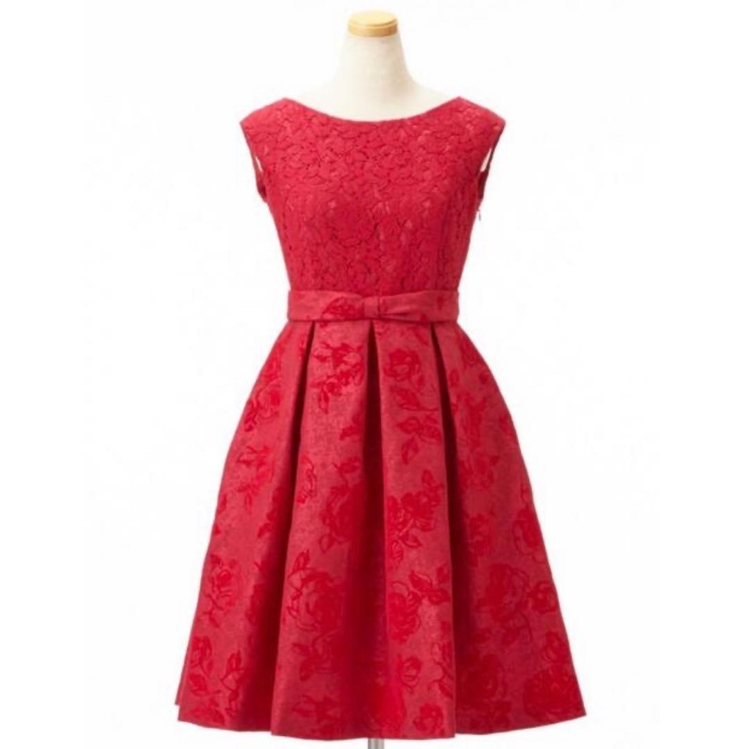 タグ付未使用品　エメ　AIMER パーティドレス　レース　ジャガード