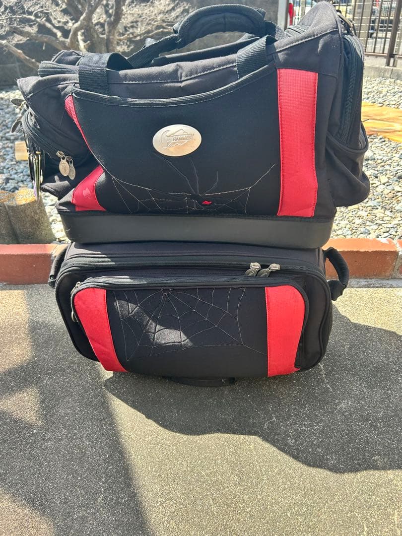 HAMMER ボウリング用バッグ ブラック/レッド 4個入り