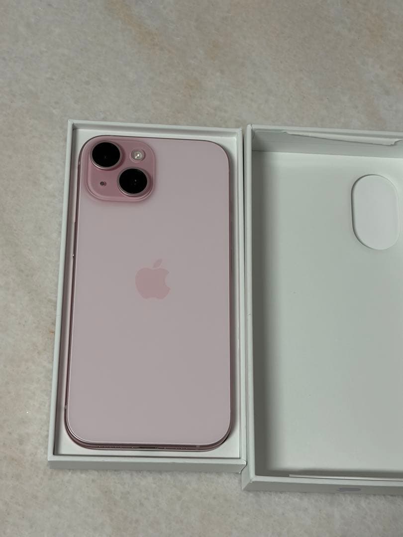 iPhone15/256GBピンク/ケース・フィルム付き