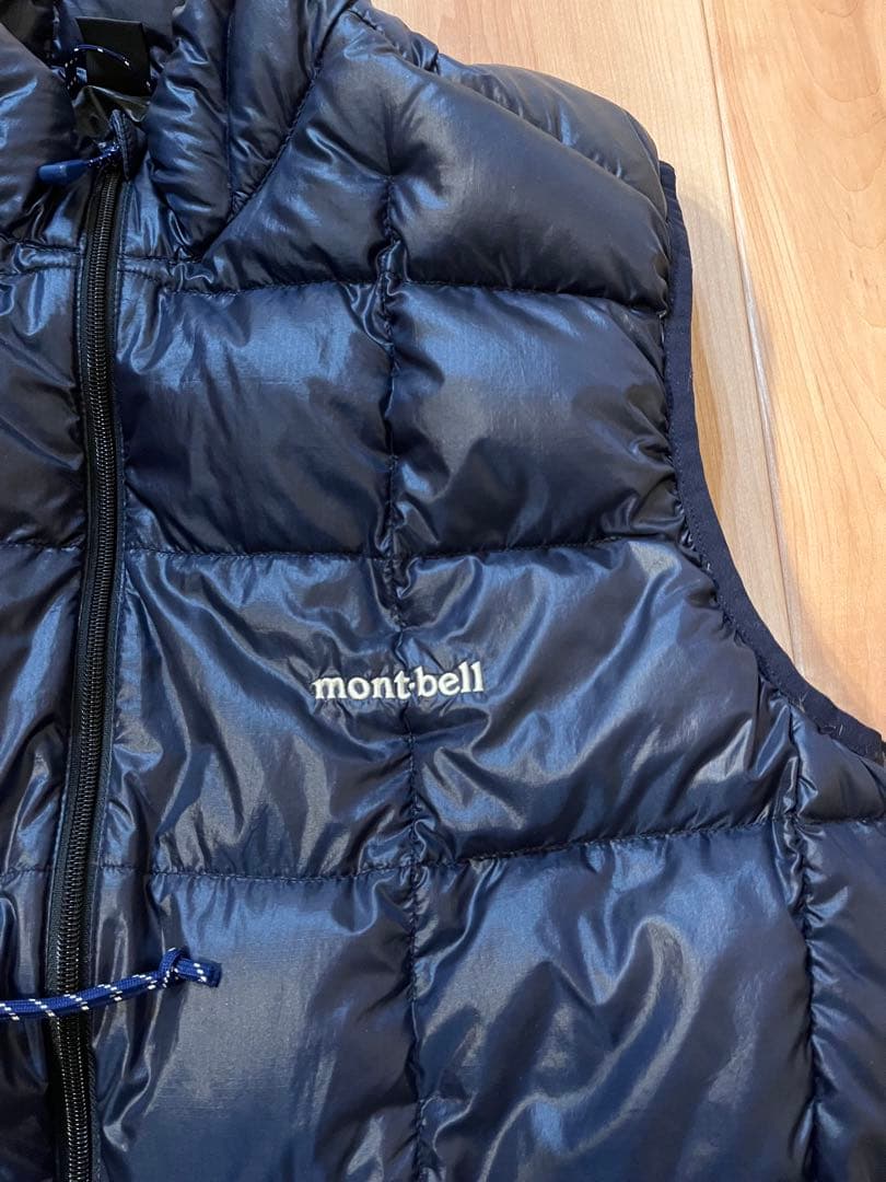 【当日または翌日発送】 mont-bell スペリオダウン ベスト L ネイビー