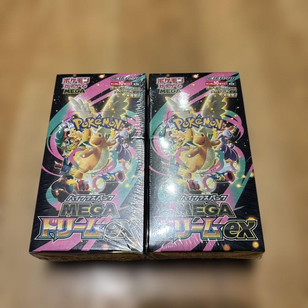 【新品未開封】ポケモンカード MEGAドリームex 4BOX シュリンク付き
