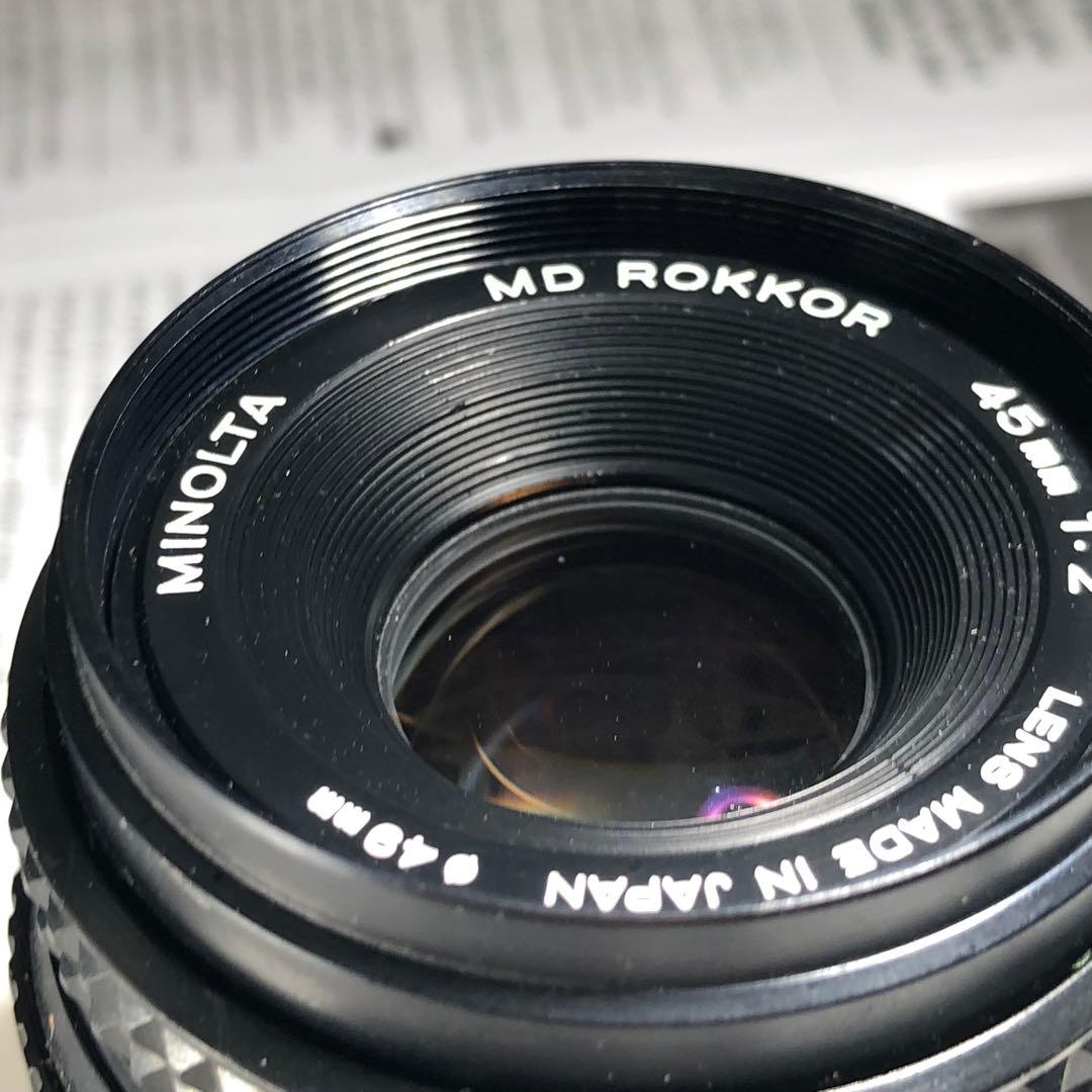 レンズ(単焦点) MINOLTA MD ROKKOR 45mm f2