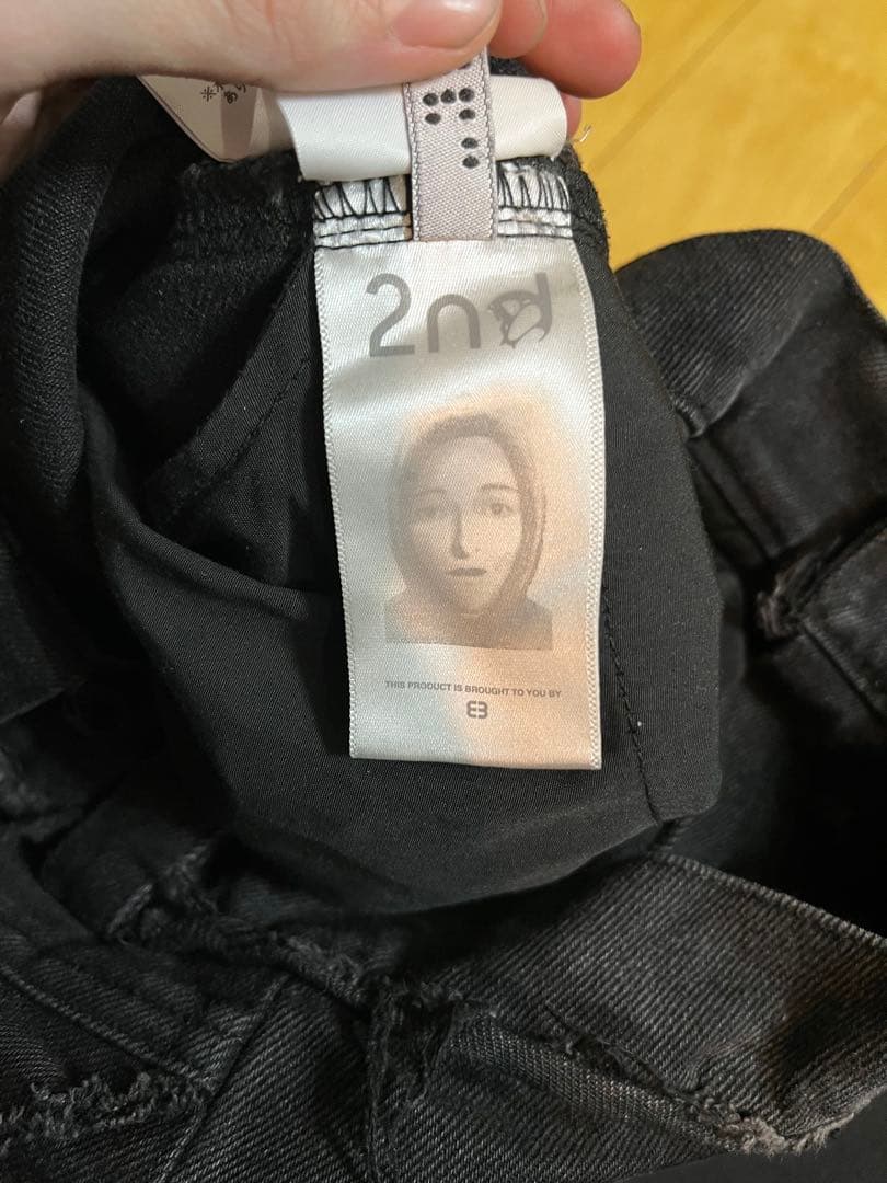 パンツ cyvist FLARE WEBDENIM BLACK size30