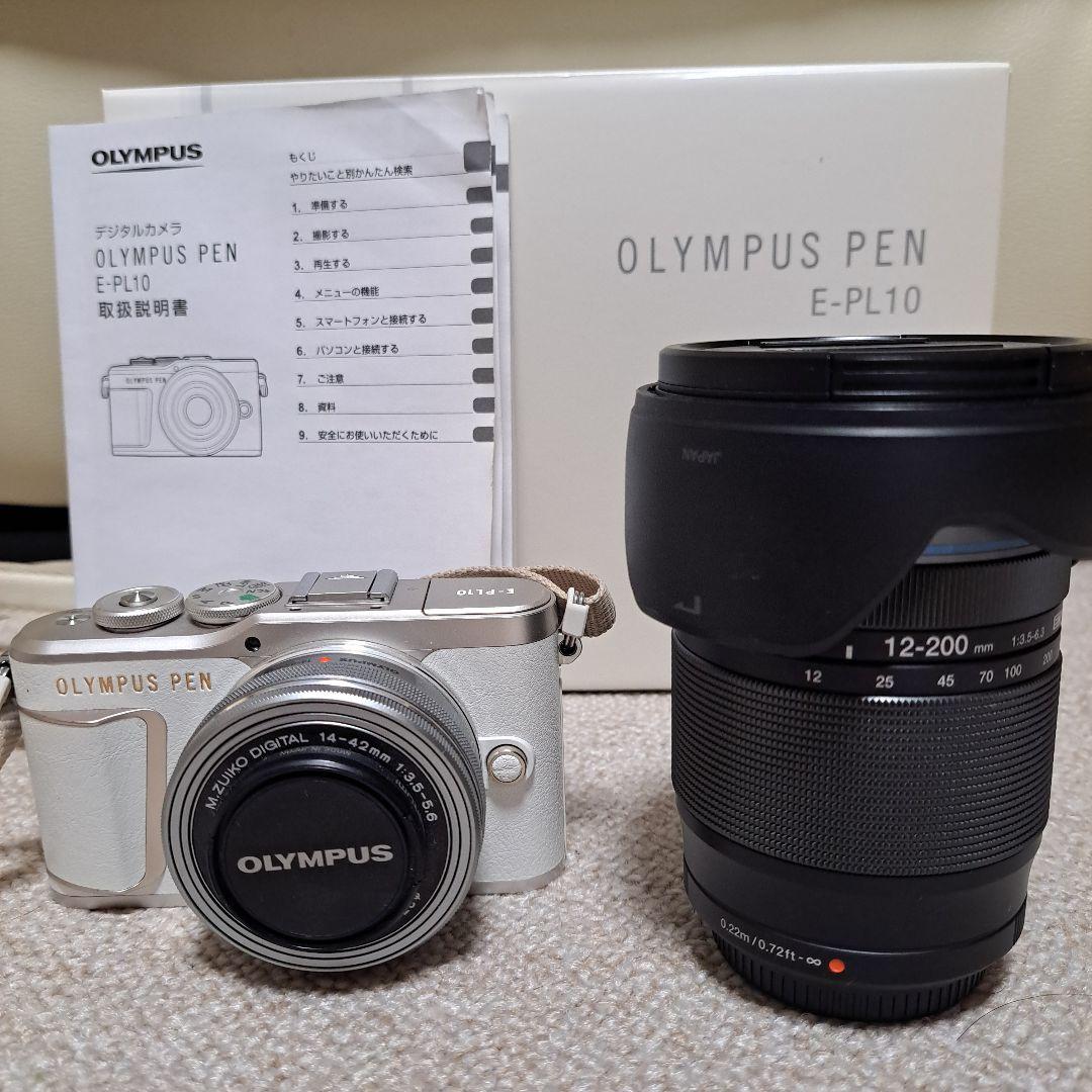 OLYMPUS PEN E-PL10 ダブルレンズズーム＋‪α 即使用可