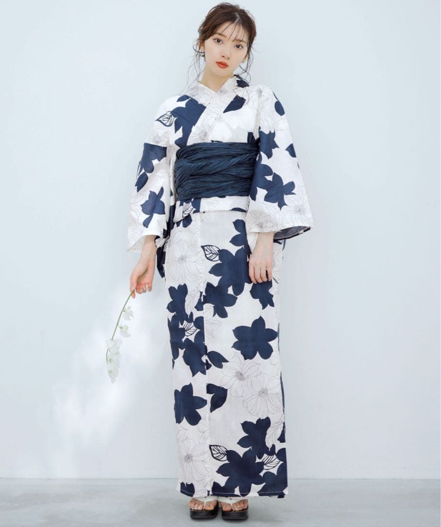 【Dita】1人で着られる浴衣4点セット