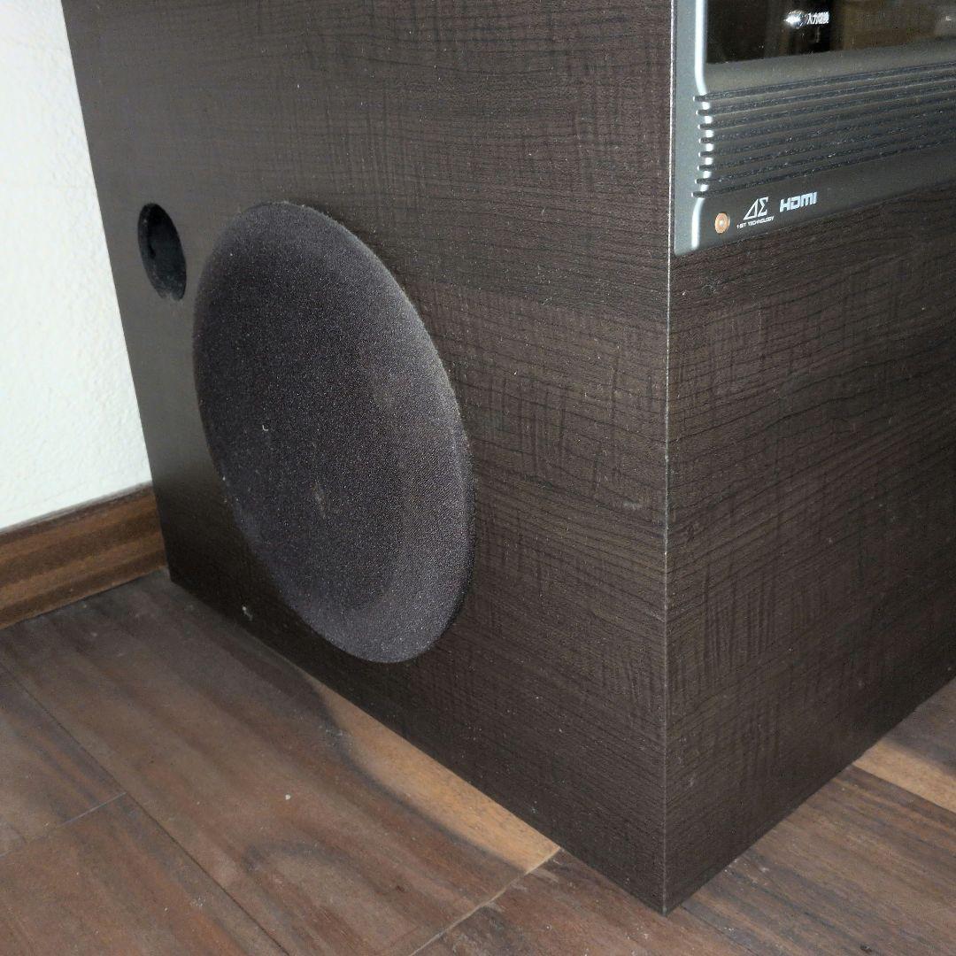 サブウーファー内蔵 シャープシアターサラウンドテレビ台 AN-ACY1リモコン付