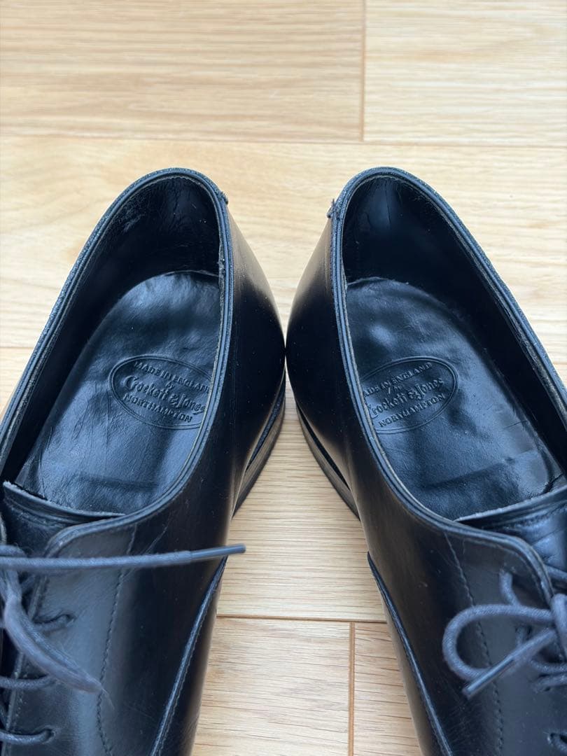 クロケット&ジョーンズ ベルグレイブ3 UK8.0E 純正の箱•靴袋•替紐付