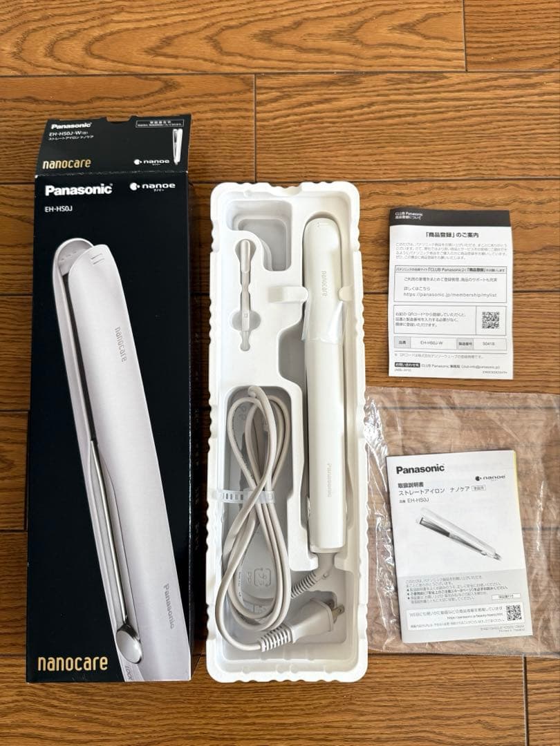【ショウさま専用】新品未使用　Panasonic ストレートアイロン ナノケア