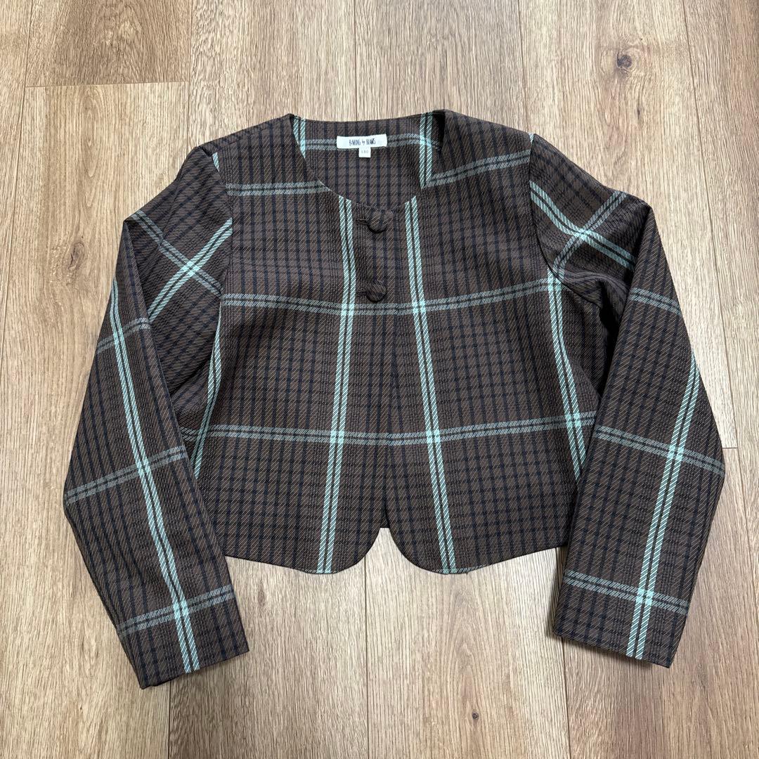 B:MING by BEAMS フォーマル チェック スカート120ボレロ130