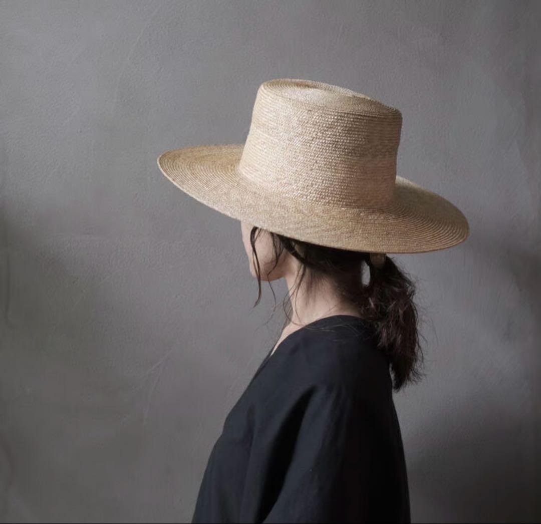 wicagrocery High Crown Long Brim 麦わら帽子