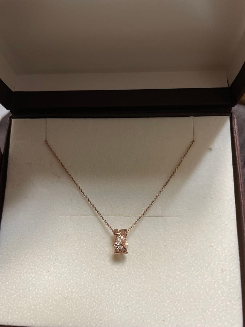 エステールk10PGミニリングネックレス