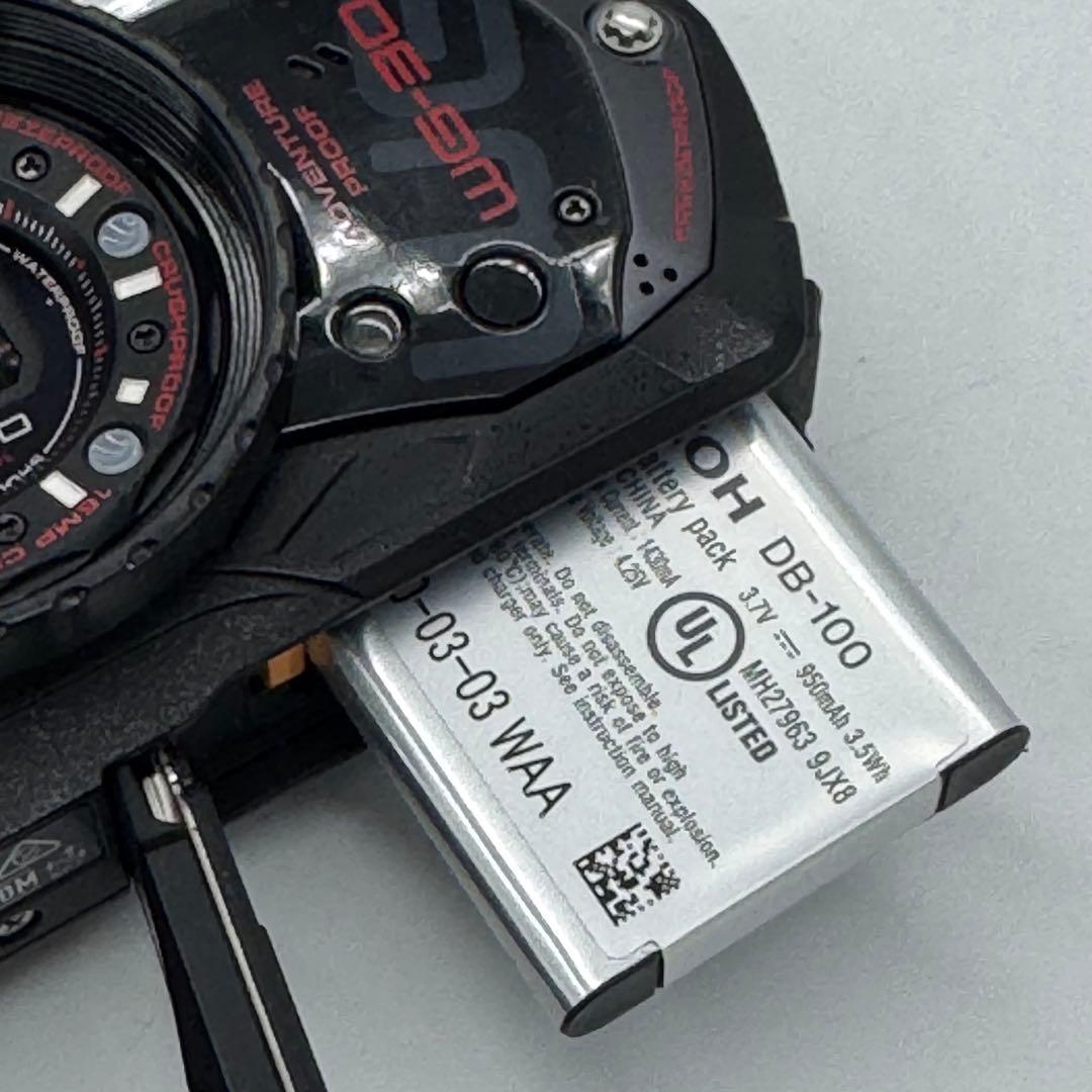【美品/動作確認済】RICOH WG-30 防水デジタルカメラ 箱付き