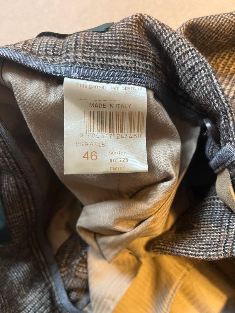 ベルウィッチ BERWICH ウールフランネルグレンチェックSCOTCH 46