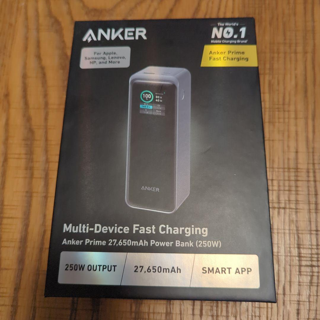 【新品未開封】Anker Prime 27,650mAh Power Bank