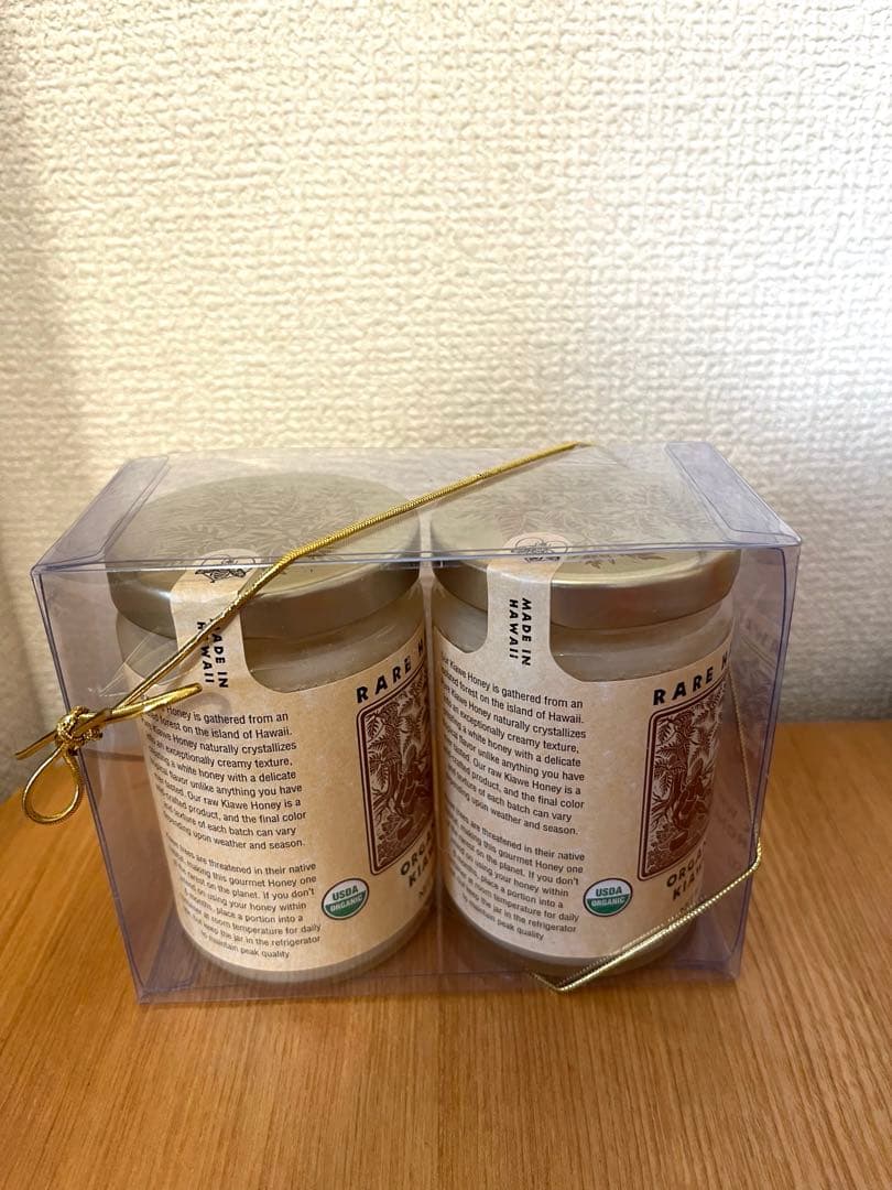 レアハワイアン　オーガニックホワイトハニー　ホワイトハニー　プレーン　はちみつ