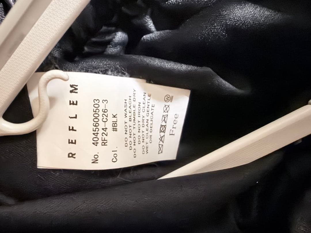 【限定】NANAコラボ REFLEM ブラックフリルミニスカート