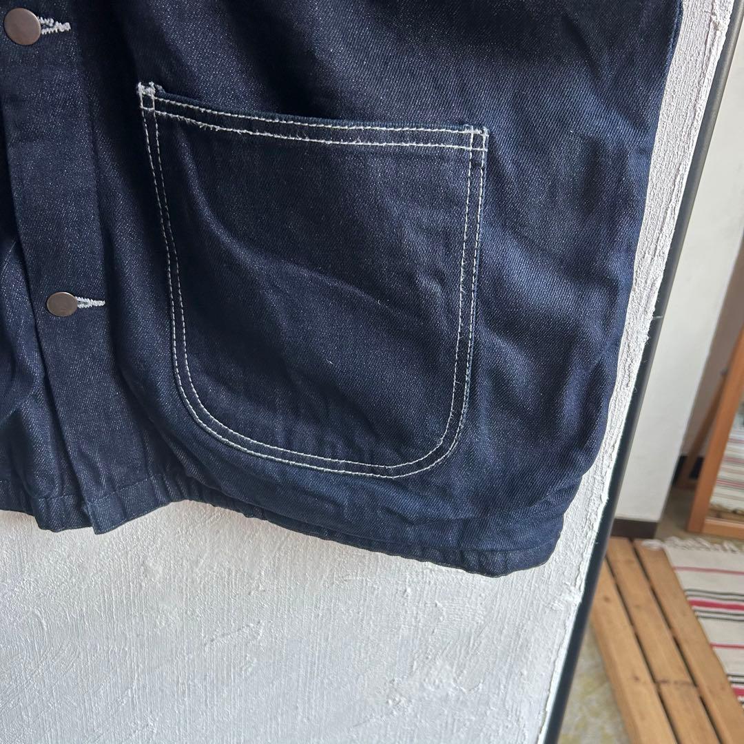 USA BOB BARKER ブランケット付き カバーオール デニムジャケット