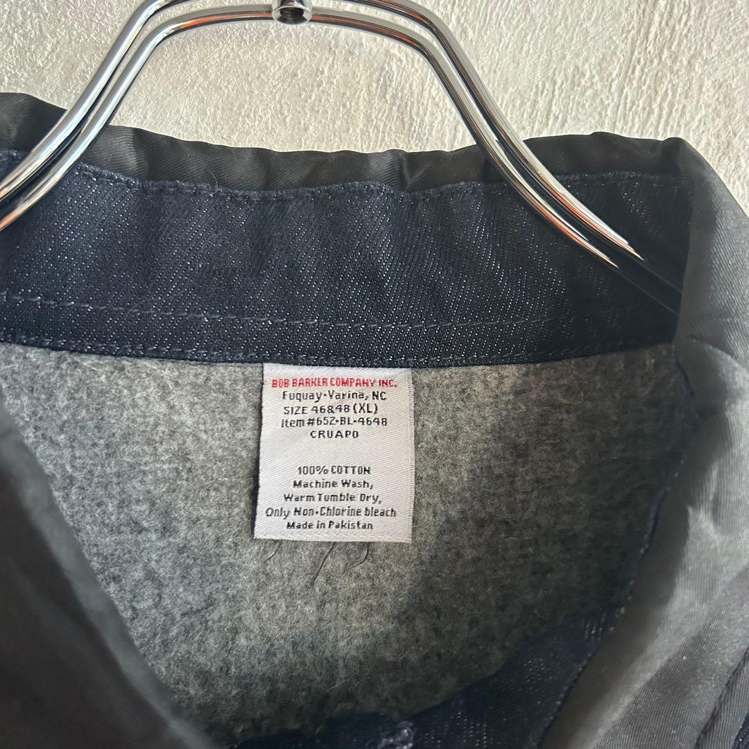 USA BOB BARKER ブランケット付き カバーオール デニムジャケット