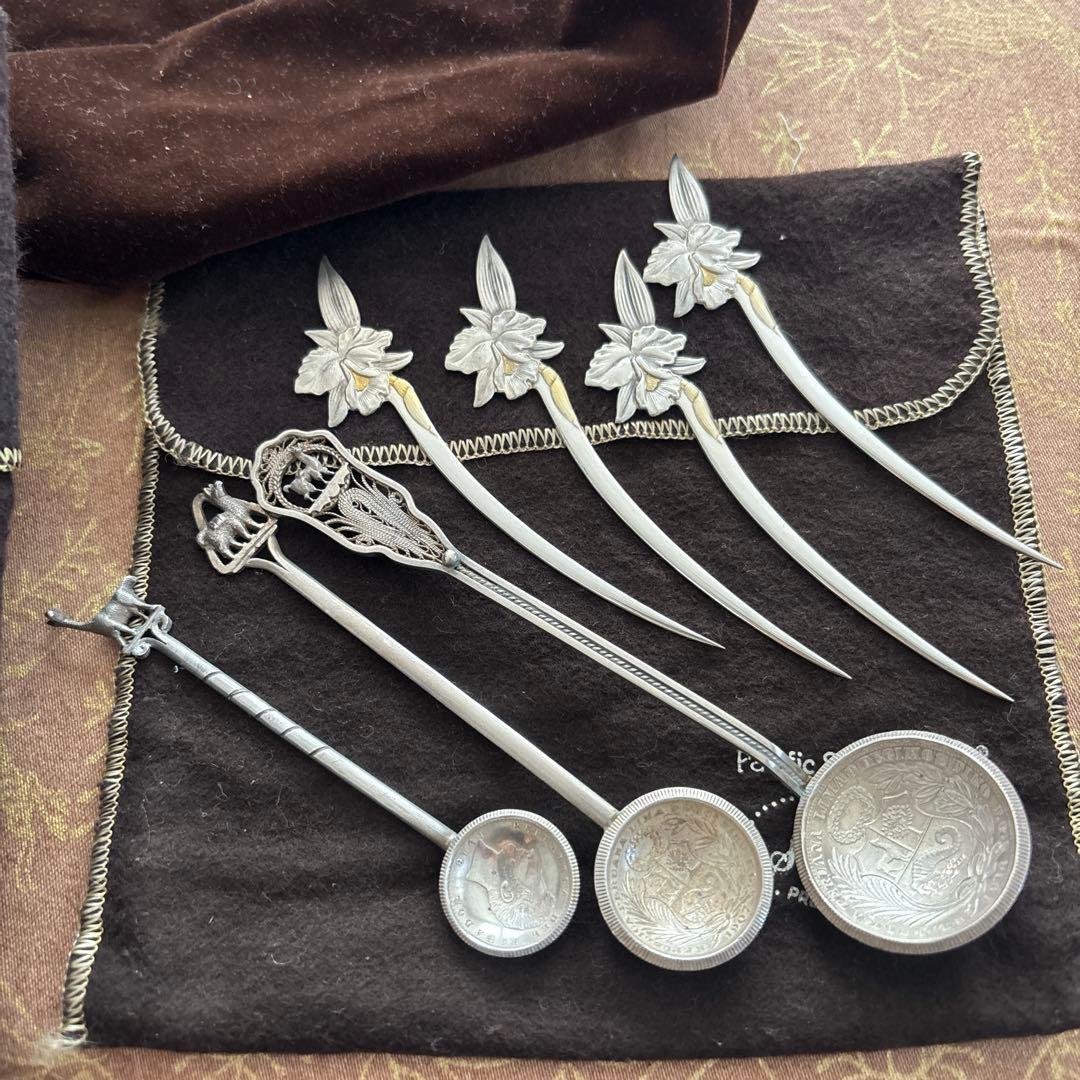 銀製スプーン&ピック silver porch