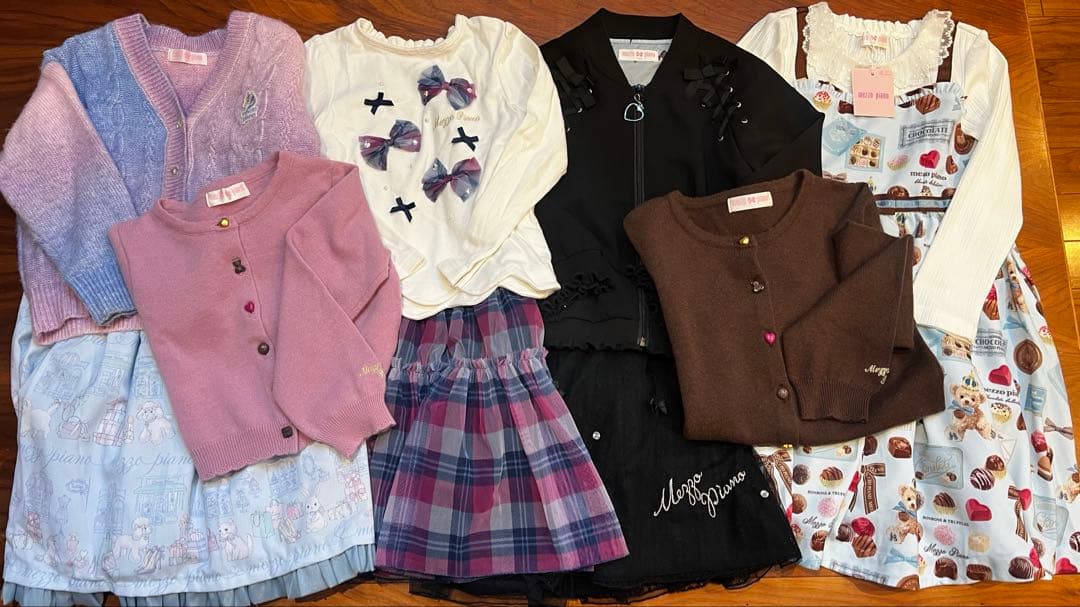 新品あり　メゾピアノ　120㎝　秋冬物　9点セット