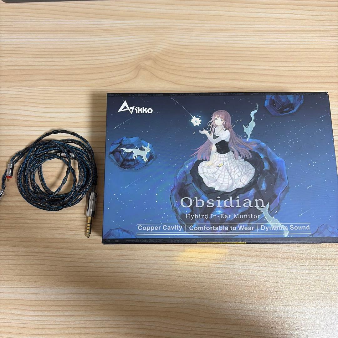 ikko oh10 Obsidian 4.4mmケーブル付き