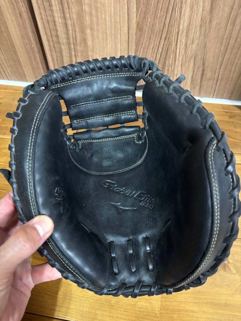 ミズノ 軟式　キャッチャーミット　少年用　SAKEBI 黒　 M-R型