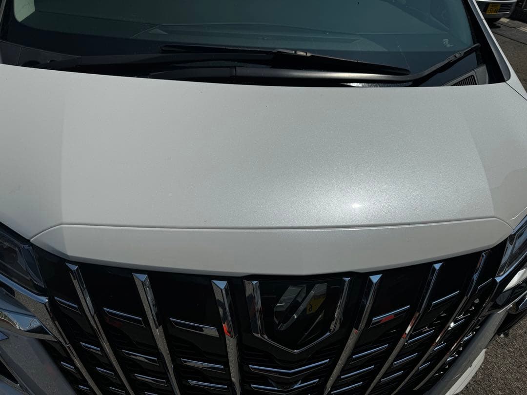 30 アルファード　後期　ボンネットフード　トップモール　同色