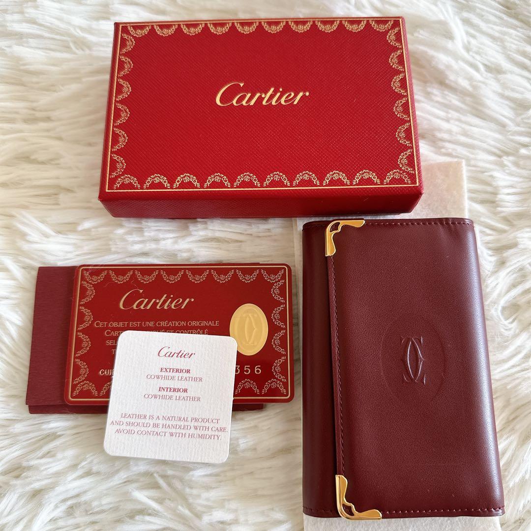 未使用 カルティエ マストライン レザー 6連キーケース