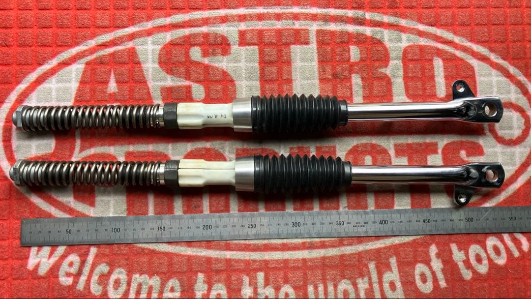 シャリー　フロントインナーフォーク　強化スプリング入