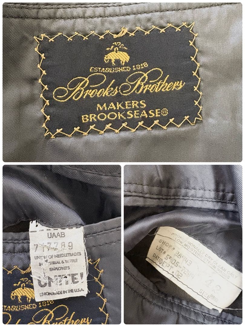 希少 USA製 ブルックスブラザーズ セットアップ 80s頃 MAKERS