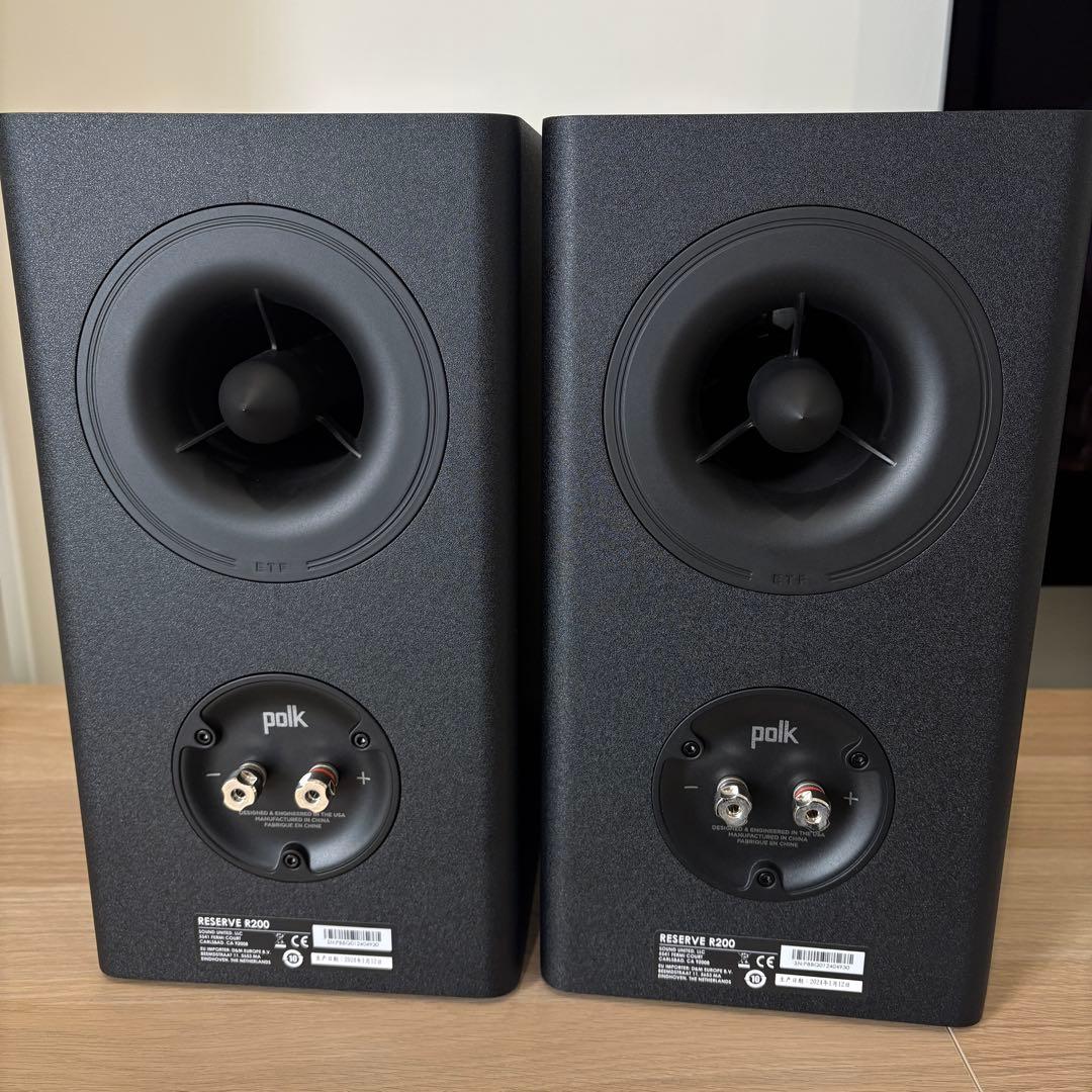 Polk Audio Reserve R200 ブラック ペア 2024年製