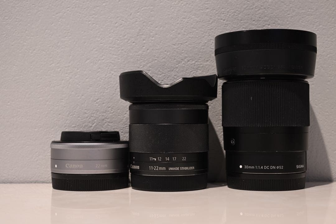 Canon EOS KISSM2 ダブルズームレンズキット　レンズ他3本付き