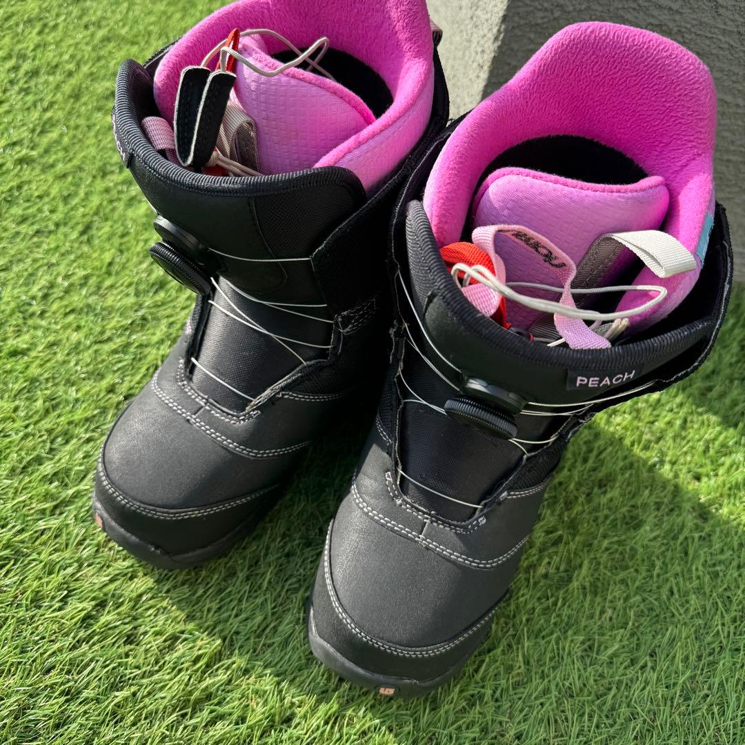美品　バートン PEACH BOA 24.0cm ブーツ
