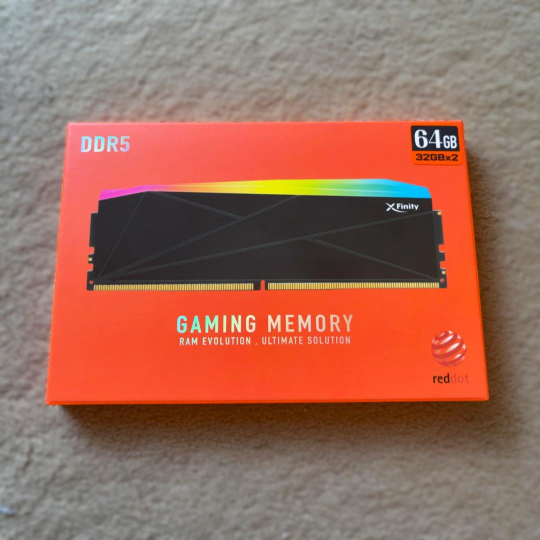 新品未開封 V-Color メモリ DDR5-6000 32GBx2 64GB