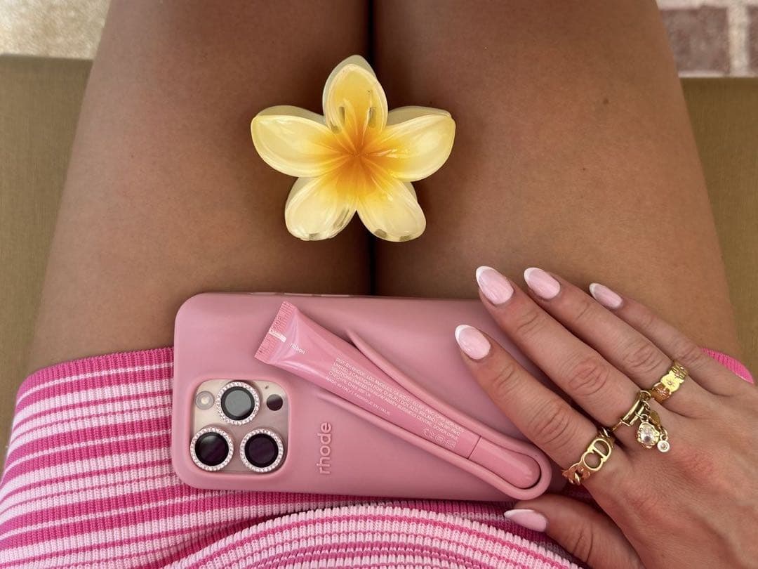 【にゃ】rhode ribbonケースリップ付き