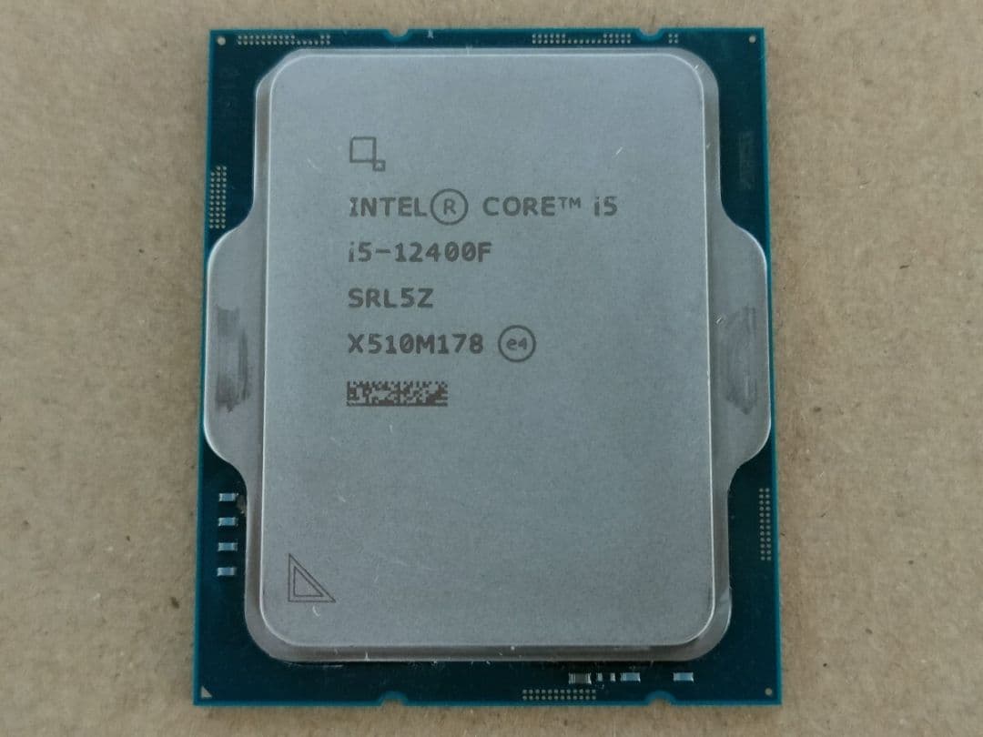 長*川様 Intel Core i5-12400F CPU