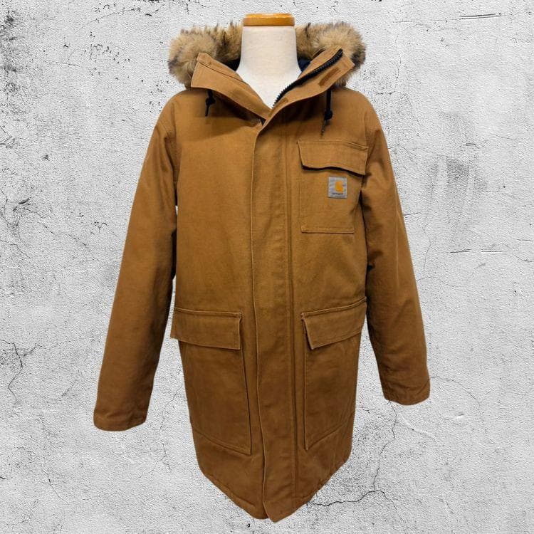 カーハート シベリアンパーカー パーカー フード付き ファーフード メンズ