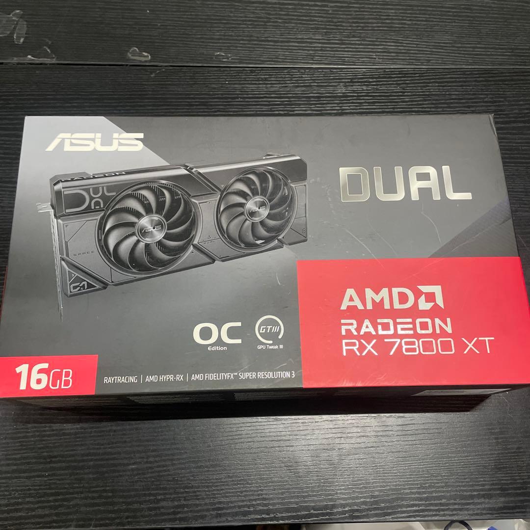 グラフィックボード・グラボ・ビデオカード ASUS RADEON RX7800XT 16GB DUAL OC