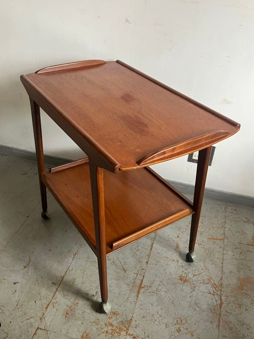 レンプロイ Remploy ヴィンテージ ティートロリー チーク材