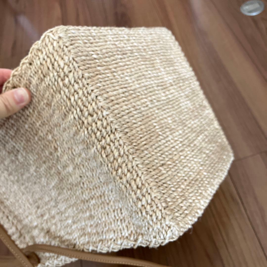 あみ。値下げ！カゴバッグ　アウターサンセット