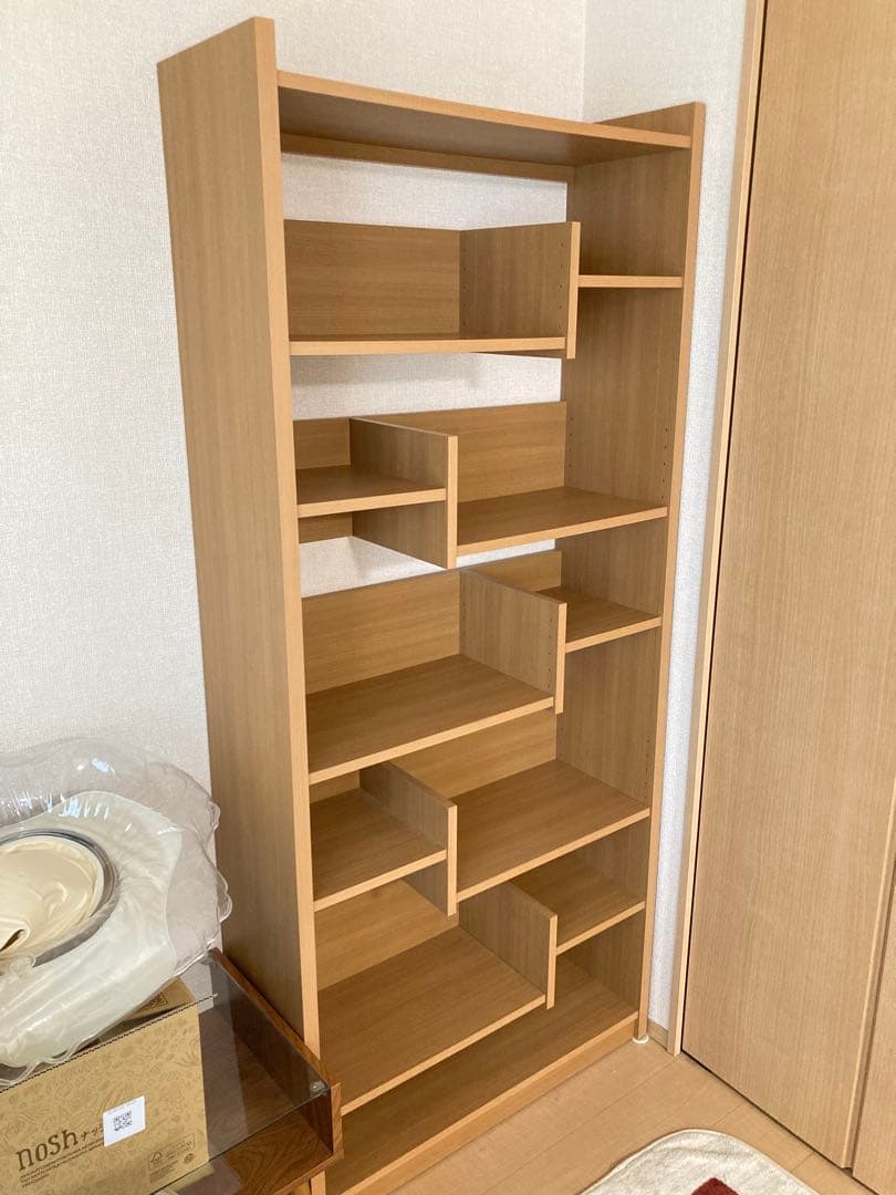 オープンシェルフ オープン本棚　ナチュラル