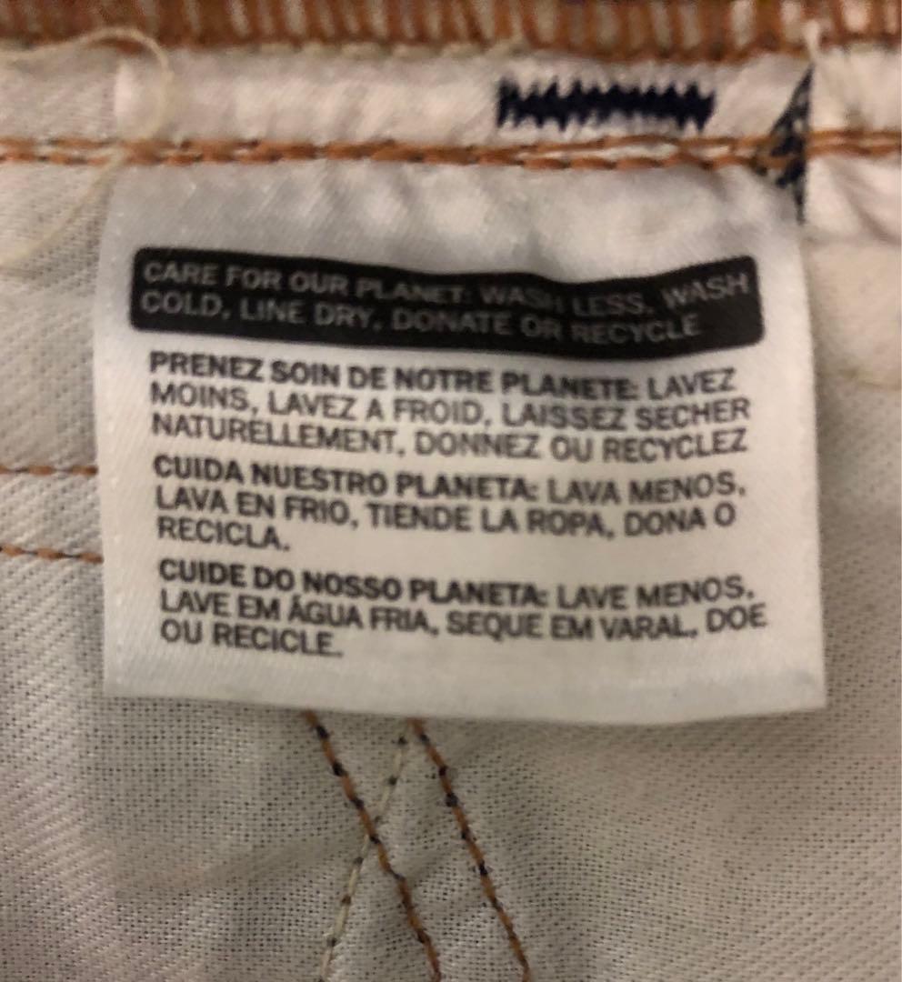 未使用級　Levi's 511 ユーロ製 青タブ ビッグE、セルビッチ、W33