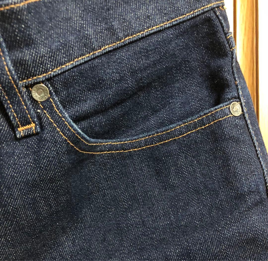 未使用級　Levi's 511 ユーロ製 青タブ ビッグE、セルビッチ、W33