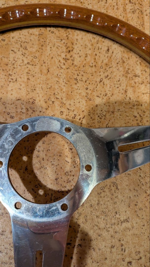 ワケアリ　ナルディ　NARDI　ウッドステアリング　ハンドル