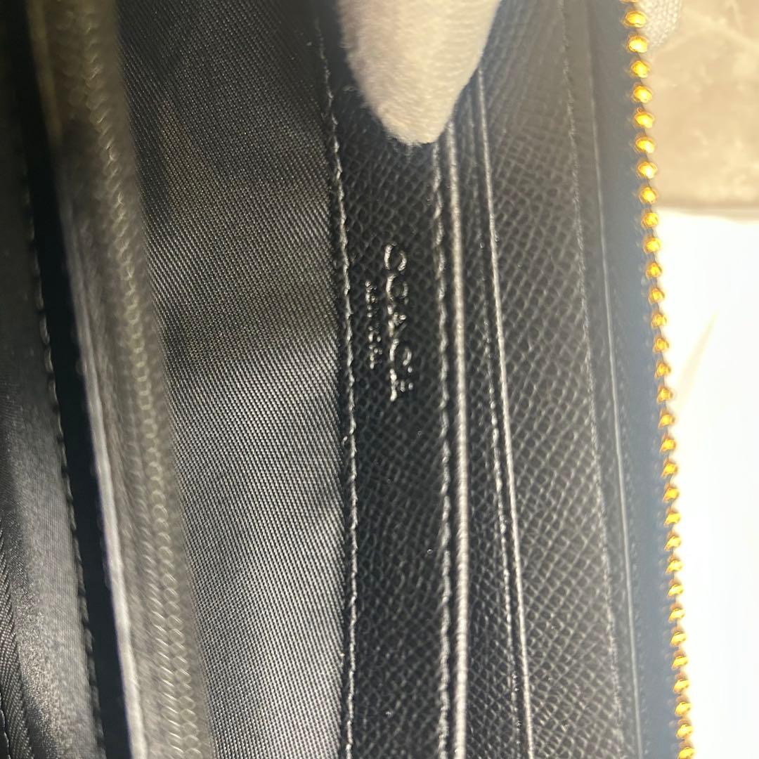 新品 未使用✨COACH ブラック レザー 長財布