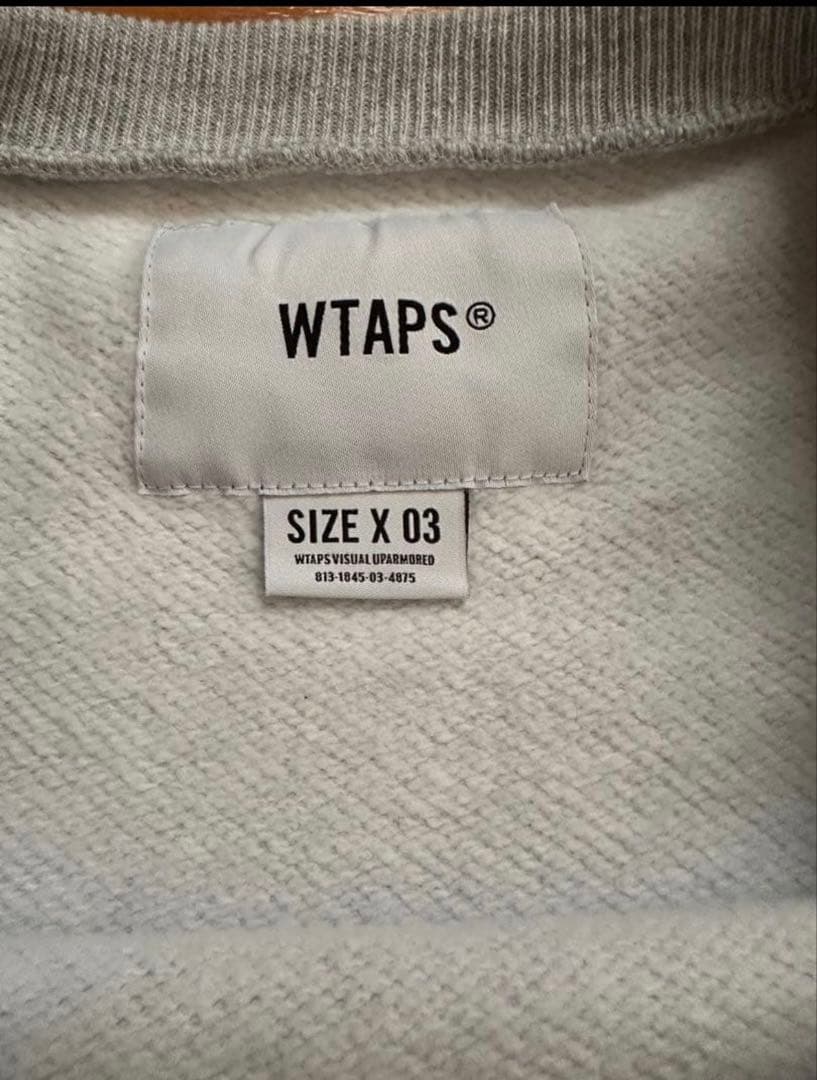 WTAPS グレー クルーネック トレーナー サイズX 03