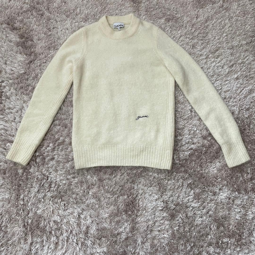 ❤️専用【美品】GANNI ガニー ホワイト　モヘア ニット
