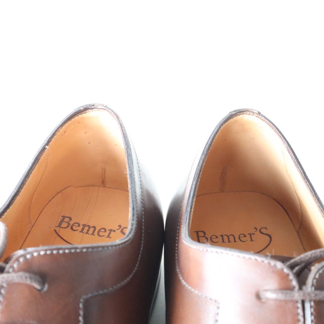 未使用Bemer'sベーメルズ　ブラウンドレスシューズ42 ステファノベーメル社